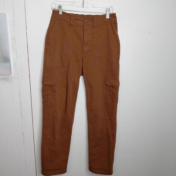 Old Navy Pants - Old Navy Pants Womens Small Tall High Rise OG Chino Cargo Utility Stretch Waist